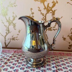 Classic Silver Serveware Pitcher